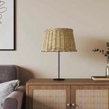 Lamp Shade Brown 45x28 cm Wicker 364394