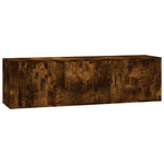 2 Piece TV Cabinet Set Smoked Oak Engineered Wood 3188427