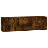 2 Piece TV Cabinet Set Smoked Oak Engineered Wood 3188427