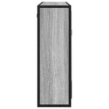 Bathroom Mirror Cabinet Grey Sonoma 65x20x60 cm Engineered Wood 849257