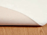 Anti-Slip Faux Rabbit Fur Rug OLITE Cream 160 cm Polyester 42021670