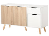Sideboard Floor Standing Storage Cabinet with Drawer for Bedroom, Living Room, Home Office, Natural T3398P344650