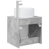 Wall-Mounted Sink Vanity Concrete Grey 49.5 x 44.5 x 66 cm 890455