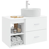 Bathroom Furniture Set 2 pcs White Engineered Wood 3403904