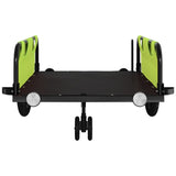 Bike Trailer Green Oxford Fabric and Iron 94193
