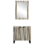Bathroom Furniture Set with Shelf 2 pcs White 62 x 33 x 58 cm 3310048