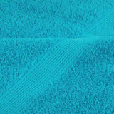 6 Piece Premium Towel Set SOLUND Turquoise 600 gsm 137566
