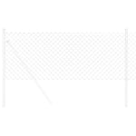 Chain Link Fence Silver 10 x 0.8 m Galvanised Steel 42004838