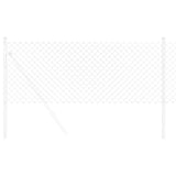 Chain Link Fence Silver 10 x 0.8 m Galvanised Steel 42004838