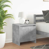 Bedside Cabinets 2 pcs Concrete Grey 45x34x44.5 cm Engineered Wood 809872