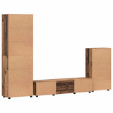 TV Cabinet Set with Shelf FLORIN 3 pcs Old Wood Engineered Wood 3397982