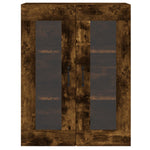 Wall Mounted Cabinets 2 pcs Smoked Oak Engineered Wood 3197910