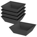 Garden Planter 5 pcs Black 50 x 50 x 15 cm Cold-rolled Steel 873825