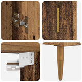 Highboard Old Wood 69.5 x 34 x 180 cm Engineered Wood 3415610