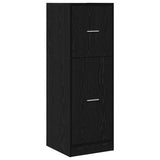 Apothecary Cabinet Black oak 40 x 41 x 118 cm Engineered wood 869032