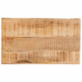 End Table Brown 60 x 35 x 46 cm Solid Mango Wood 4104575