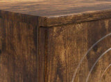 Bathroom Sink Cabinet ALKMAAR Smoked Oak 82 x 41x 59 cm 896140