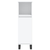3 Piece Bathroom Cabinet Set White Engineered Wood 3187797