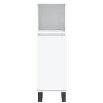 ZNTS 3 Piece Bathroom Cabinet Set White Engineered Wood 3187797