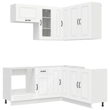 Kitchen Unit KALMAR 8 pcs White Engineered Wood 3438371