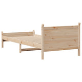 Bed Frame without Mattress 90x190 cm Single Solid Wood Pine 855612