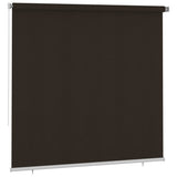 Outdoor Roller Blind 245 cm Brown 312987