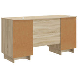 Desk Sonoma Oak Engineered Wood 142.5 x 50 x 75 cm 3414569