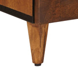Sideboard with Storage Walnut 40 x 33 x 75 cm Solid Mango Wood 4018248