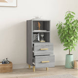 Sideboard Grey Sonoma 34.5x34x90 cm Engineered Wood 817415