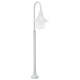 ZNTS Garden Post Light E27 120 cm Aluminium White 44210