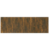 Bed Headboard with Cabinets Smoked Oak Engineered Wood 3115761