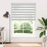 Zebra Blind Light Grey 165x200 cm Fabric Width 160.9 cm Polyester 4014482