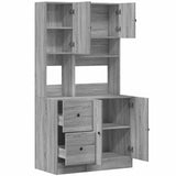 Kitchen Cabinet Grey Sonoma 95x50x180 cm Engineered Wood 3276537