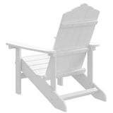 Garden Chair White High Density Polyethylene 318637