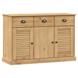 Sideboard with Drawers VIGO 113x40x75 cm Solid Wood Pine 353190