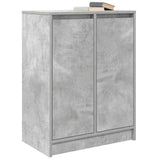 Sideboard Concrete Grey 57x34x76 cm Engineered Wood 861619