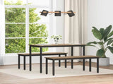 Bench Artisian Oak 110 x 35 x 45 cm Engineered Wood 892601