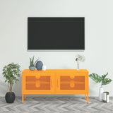 TV Cabinet Mustard Yellow 105x35x50 cm Steel 336236