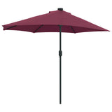 Garden Parasol Bordeaux Red 294 x 150 x 224 cm 42003271