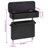Car Armrest Universal Black 23x8x cm ABS 154642