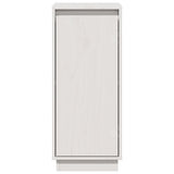 Sideboard White 31.5x34x75 cm Solid Wood Pine 813352