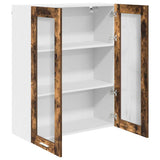 Hanging Cabinet Smoked Oak 80 x 31 x 100 cm Engineered Wood 884398