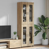 Highboard FLORIN Sonoma Oak 60 x 35 x 182 cm Engineered Wood 3397906