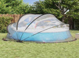 Pool Dome Folding Manual Transparent 405 x 405 x 192 cm PVC 42001109