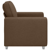 Sofa Brown 100 x 77 x 82 cm Fabric 4105211