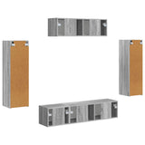 TV Cabinet 5 pcs Grey Sonoma 3409174