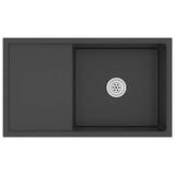 Handmade Kitchen Sink Black Stainless Steel 51521