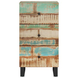 ZNTS Sideboard with 3 Drawers 40x33.5x75 cm Solid Wood Reclaimed 352907