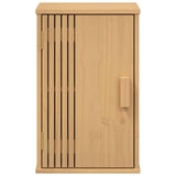 Bathroom Furniture Set with Door 3 pcs Brown 114 x 43 x 73.5 cm 3334189