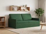 2 Seater Sofa Jungle Green 130 x 81 x 82 cm Corduroy Fabric 42041071
